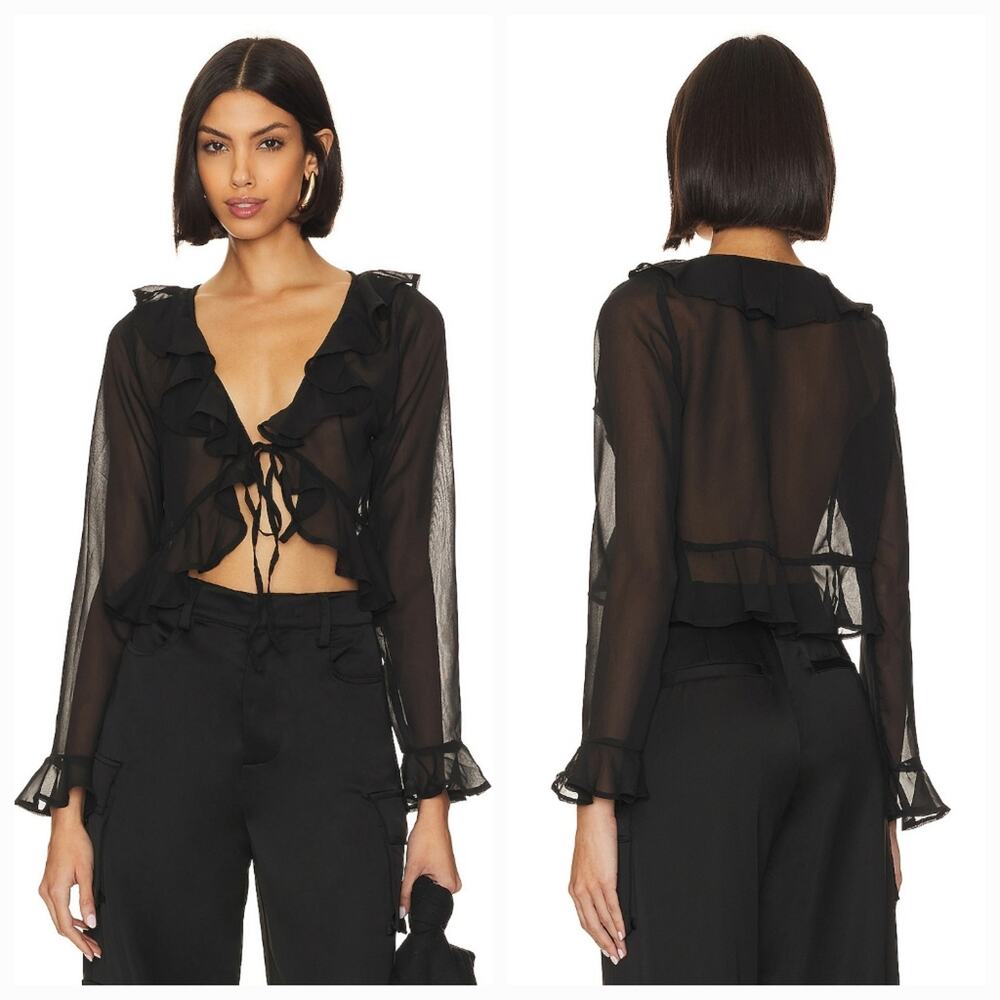 Tularosa Winnie Blouse in Black Small